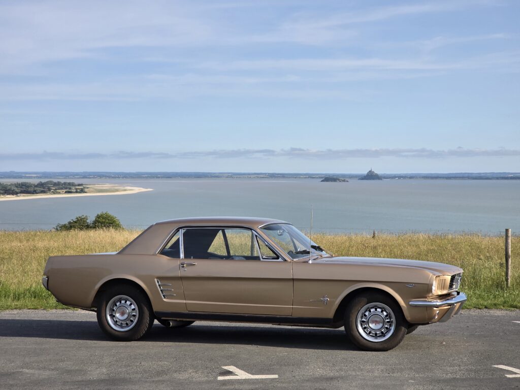 Voiture classique américaine de collection importée - Ford Mustang 1966 – V8 289ci – Boîte manuelle – Très bon état 4 Voiture américaine classique importée - 20250610 191424