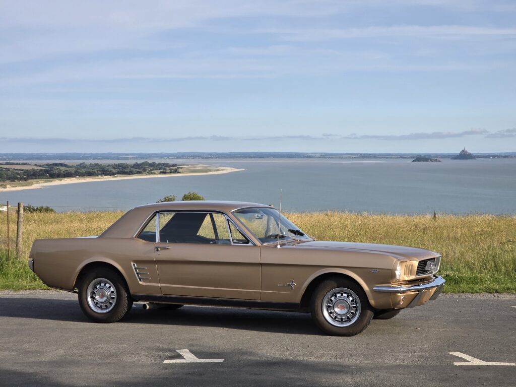 Voiture classique américaine de collection importée - Ford Mustang 1966 – V8 289ci – Boîte manuelle – Très bon état 3 Voiture américaine classique importée - 20250610 193353